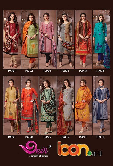 Devi Icon 10 Latest Fancy Designer Regular Casual Wear Printed Pure Cotton Collection
